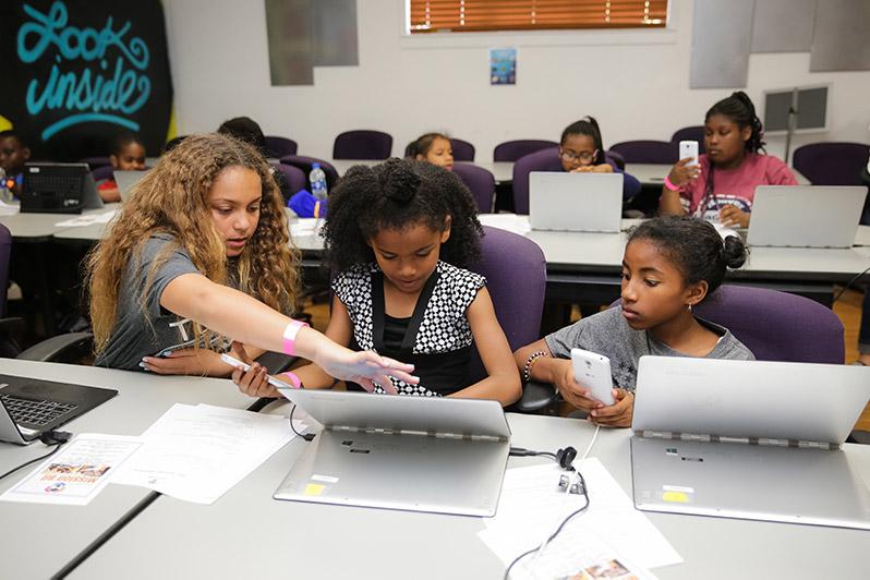 Students at Warriors workshop